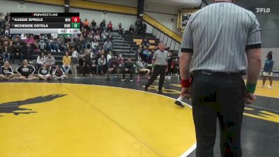 120 lbs 1st Place Match - McKenzie Ostola, Dubuque Hempstead vs Kassie Sprole, Waverly-Shell Rock