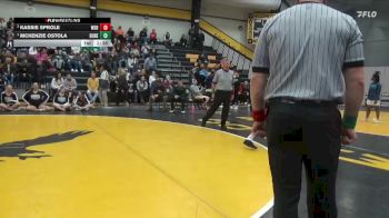 120 lbs 1st Place Match - McKenzie Ostola, Dubuque Hempstead vs Kassie Sprole, Waverly-Shell Rock