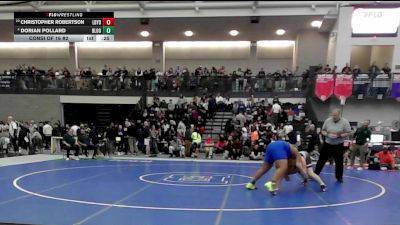 285 lbs Consi Of 16 #2 - Christopher Robertson, Ledyard vs Dorian Pollard, Bloomfield/Weav/EW