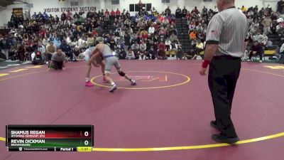 120 lbs Semifinal - Shamus Regan, Wyoming Seminary (PA) vs Revin Dickman, Brownsburg