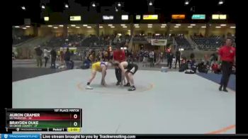 182 lbs Finals (8 Team) - Brayden Duke, 5A Crook County vs Auron Cramer, 5A Thurston