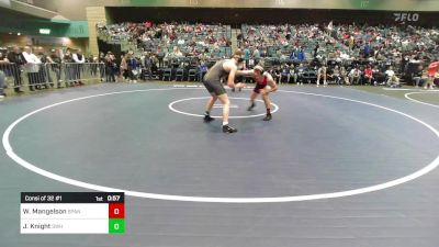 157 lbs Consi Of 32 #1 - Wyatt Mangelson, Spanish Fork vs Jackson Knight, Sweet Home