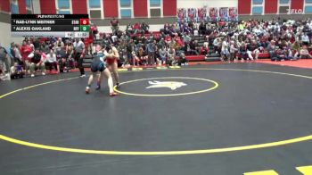 145 lbs 3rd Place Match - Alexis Oakland, North Fayette Valley vs Rae-lynn Meitner, Saint Ansgar