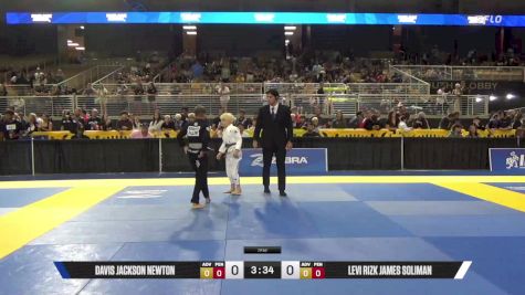 Levi Rizk James Soliman vs Davis Jackson Newton 2025 Pan Kids Jiu-Jitsu IBJJF Championship