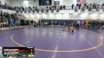 120 lbs Semifinal - Callen Schubert, Cody Middle School vs James Schaeffer, Powell Middle School