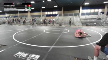 136 lbs Consolation - Gianna Lopez, Rolling Hills WC vs Brylee Colwell, War