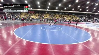 106 lbs Cons. Semi - Aiden Ritz, Eaglecrest Wrestling vs Owen Wegner, Montana Disciples