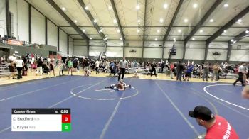 46 lbs Quarterfinal - Cooper Bradford, Run To Danger vs London Kaylor, Independent