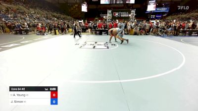 285 lbs Cons 64 #2 - Adin Young, MI vs Joel Simon, MI