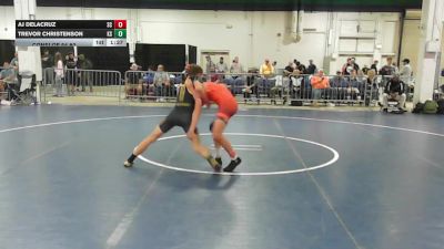 132 lbs Consi Of 64 #2 - Aj DeLaCruz, SC vs Trevor Christenson, KS
