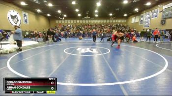 165 lbs Cons. Round 3 - Abran Gonzales, Arvin vs Gerado Sandoval, Kerman