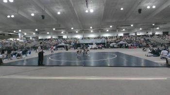 Girls 107 lbs 1st Place Match - Cora Finstad, Gibbs High School Girls vs Evelyn Norman, Dobyns Bennett High School Girls