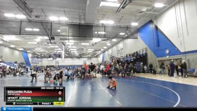 59-64 lbs Round 1 - Wyatt Jordan, Ravage Wrestling Club vs Benjamin Puga, Top Of Utah