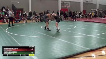 184 lbs Finals (2 Team) - Colin Fluharty, Alma College vs Nick Chaddock, Mount Union