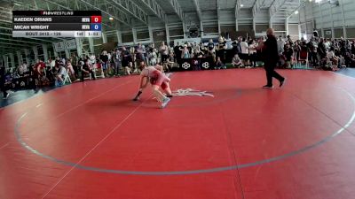 126 lbs Cons. Round 2 - Kaeden Orians, Nevada vs Micah Wright, Nevada