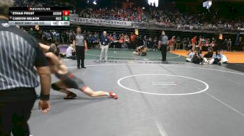 6A 175 lbs Champ. Round 1 - Ethan Frost, Austin Bowie vs Caedon Nelson, Rockwall