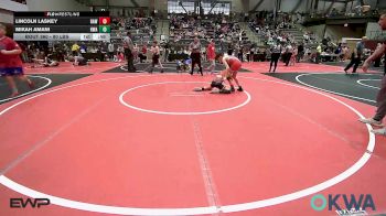 80 lbs Consi Of 4 - Lincoln Laskey, Raw Wrestling Club vs Mikah Amani, HURRICANE WRESTLING ACADEMY
