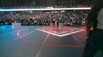 1A/2A 215 1st Place Match - Cael Dunn, South Davidson Middle And High School vs Nick Wade, Rosewood High School