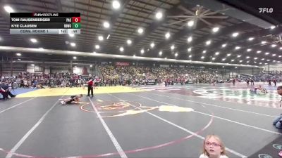 65 lbs Cons. Round 1 - Tom Rausenberger, PACK732 vs Kye Clausen, Dakota Boyz Wrestling Club