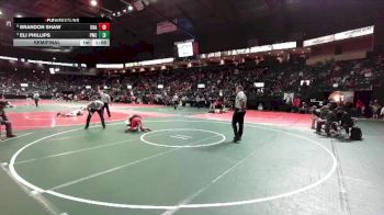 140 lbs Semifinal - Brandon Shaw, Unattached vs Eli Phillips, PWCA