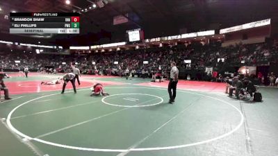 140 lbs Semifinal - Brandon Shaw, Unattached vs Eli Phillips, PWCA