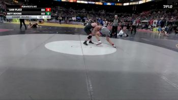 190 lbs Champ. Round 1 - Sam Platz, Union vs Rett Boone, Rigby