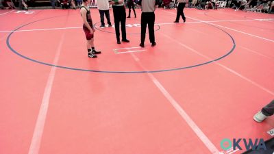 75 lbs Rr Rnd 1 - Maverick Taylor, Clinton Youth Wrestling vs Trevor Bozone, Pawnee Peewee Wrestling