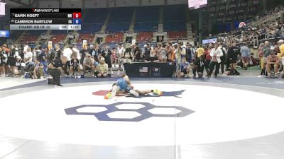 106 lbs Champ. Rd Of 32 - Gavin Hoeft, Minnesota vs Cameron Bartlow, California