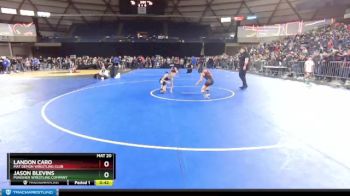 67 lbs 2nd Place Match - Landon Caro, Mat Demon Wrestling Club vs Jason Blevins, Punisher Wrestling Company