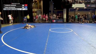 74 lbs 7th Place Match - Connor Dobson, Pennsylvania vs Cruz Peterson, Team Donahoe Wrestling Club