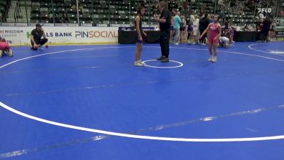 90 lbs Semis - Markee Gomez, Sebolt Wrestling Academy vs Thalia Angeles