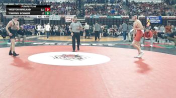 Quarterfinal - Timothy Schmidt, Lincoln County (Eureka) vs Weston Kirkland, Glasgow