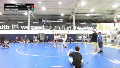 154 lbs Rr Rnd 2 - James Goodger, Blue Knights Alpha vs Camdyn Moors, Journeymen Wrestling Red - HSC