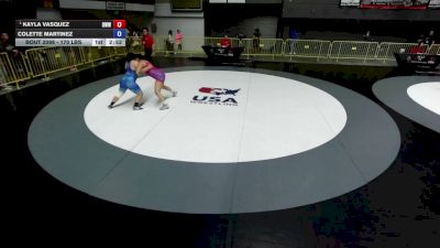 170 lbs Champ. Round 1 - Kayla Vasquez, Deep Waters Wrestling vs Colette Martinez