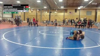 184 lbs 3rd Place Match - Junior Bumanglag, Clackamas Community College vs Seth Martin, North Idaho College