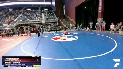 92 lbs Semifinal - Krue Melchor, Douglas Wrestling Club vs Tarren Sarver, Touch Of Gold Wrestling Club