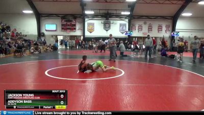 5 lbs Round 2 - Jackson Young, Fort Madison Wrestling Club vs Addyson Bass, DC Elite