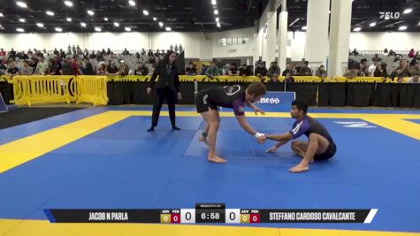 Steffano Cardoso Cavalcante vs Jacob N Parla 2025 World IBJJF Jiu-Jitsu No-Gi Championship