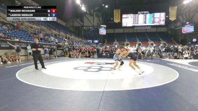 157 lbs Cons. Sub-semis - WALKER WOODARD, Georgia vs Landon Weidler, Illinois