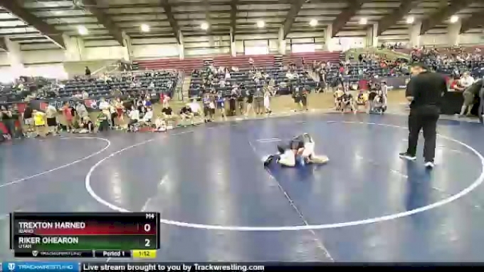 110 lbs Semifinal - Trexton Harned, Idaho vs Riker Ohearon, Utah