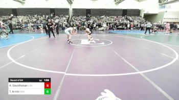 115-H lbs Round Of 64 - Kole Davidheiser, Lions Den Wrestling Club vs Tommy Arms, Conrad Science