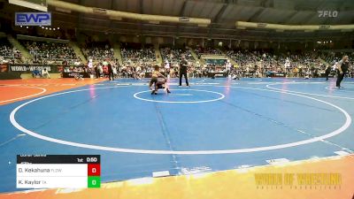 43 lbs Consolation - Dax Kekahuna, Flow Academy Honolulu, HI vs Kashton Kaylor, Team Aggression