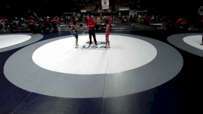 100 lbs Cons. Sub-quarters - Lucio Barrera, Wan-Tu-Wazuri Oakland Youth Wrestling Club vs Lucca Martinez, Rough House Wrestling