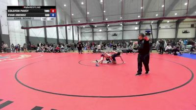 U16 FK - 113 lbs Cons. Round 2 - Evan Jimenez, Canada vs Colston Pavey, Thunder Mountain Wrestling Club