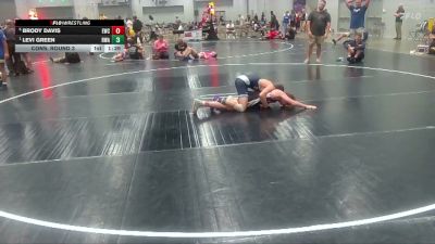 123 lbs Cons. Round 3 - Brody Davis, Elevate Wrestling Club vs Levi Green, Rogue Wrestling Academy