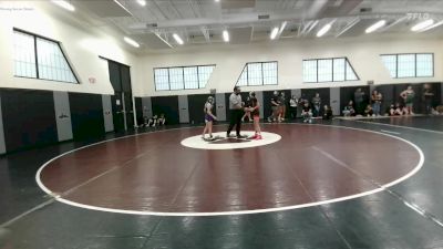 63-67 lbs Round 3 - Sage Walker, Wind River Middle School vs Chloe Larsen, Riverton Middle School