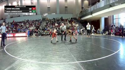 85 lbs 1st Place Match - Aiden Williams, Tabb Wrestling Club vs Alex Armentrout, Fighting Hornets WC