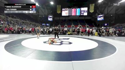 135 lbs Cons. Quarters - Erika Sleznikow, WI vs Ava Turner, WV