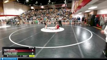 123-132 lbs Round 1 - Kaprina Haney, Powell Middle School vs Alyvia Smith, Riverton Middle School