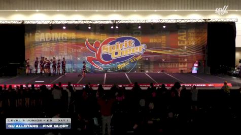 GU Allstars - PINK GLORY [2025 L2 Junior - D2 Day 1] 2025 Spirit Cheer Dance Grand Nationals & Cheer Nationals